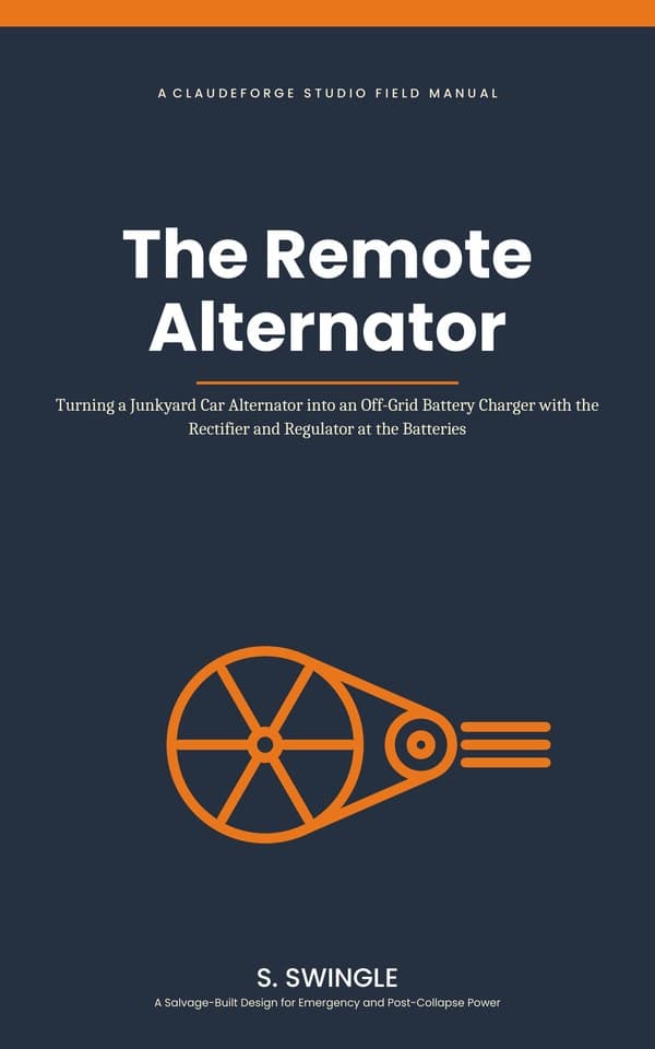 The Remote Alternator — front cover